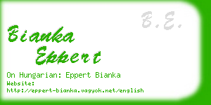 bianka eppert business card